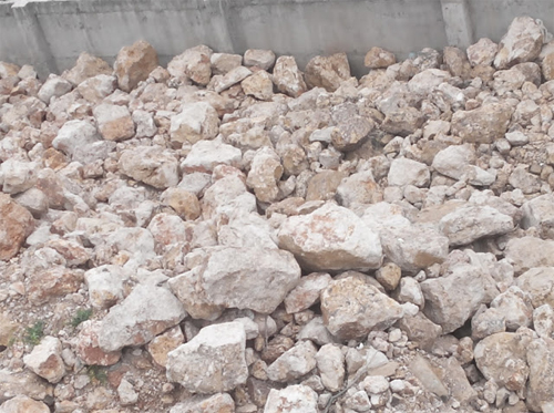 Calcined bauxite ore